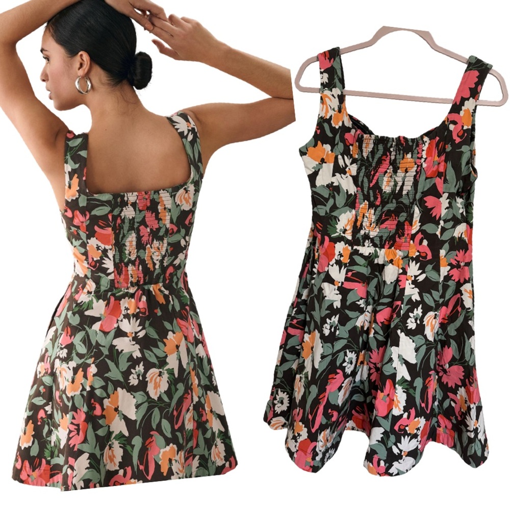 By Anthropologie Sweetheart Floral‎ Mini Dress - Picture 2 of 13